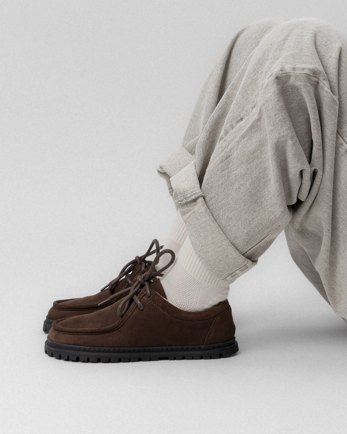NEROS - Barefoot Lace-Up Shoe (Winter Brown)