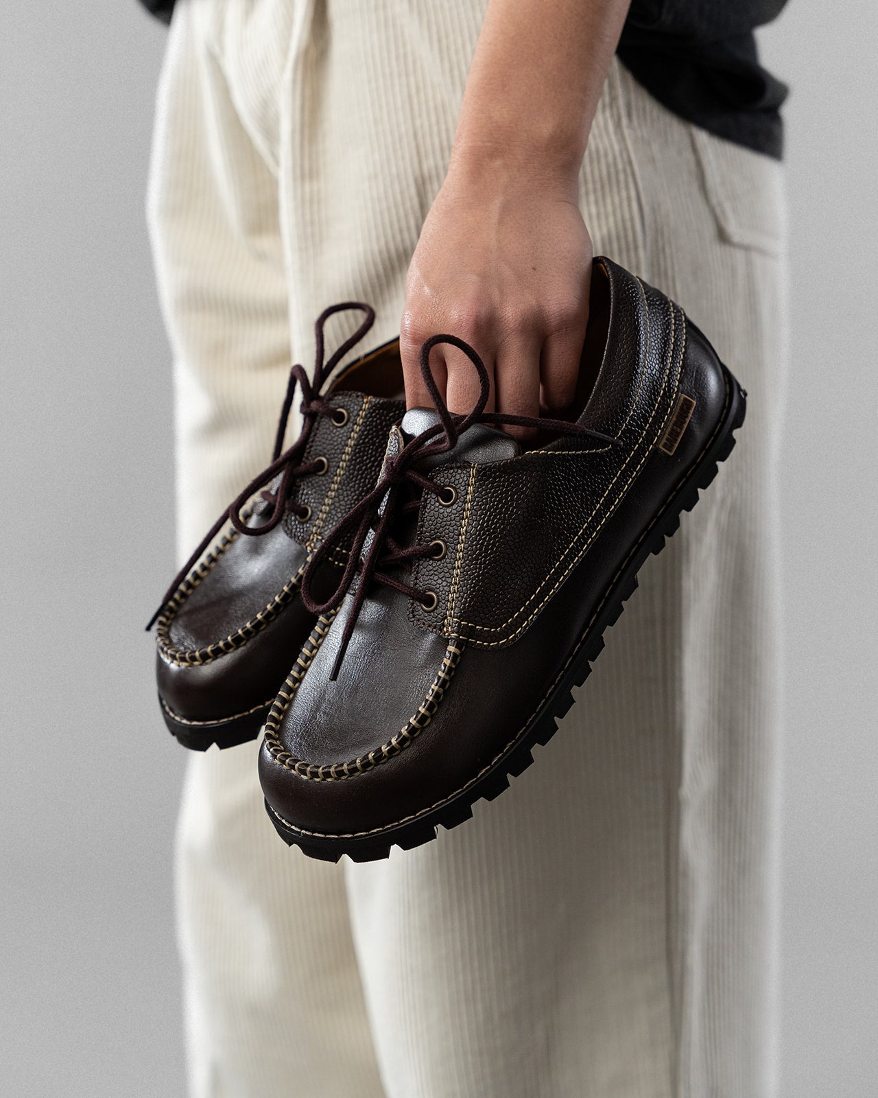 Orpheus - Barefoot Boat Shoe (Dark Brown)