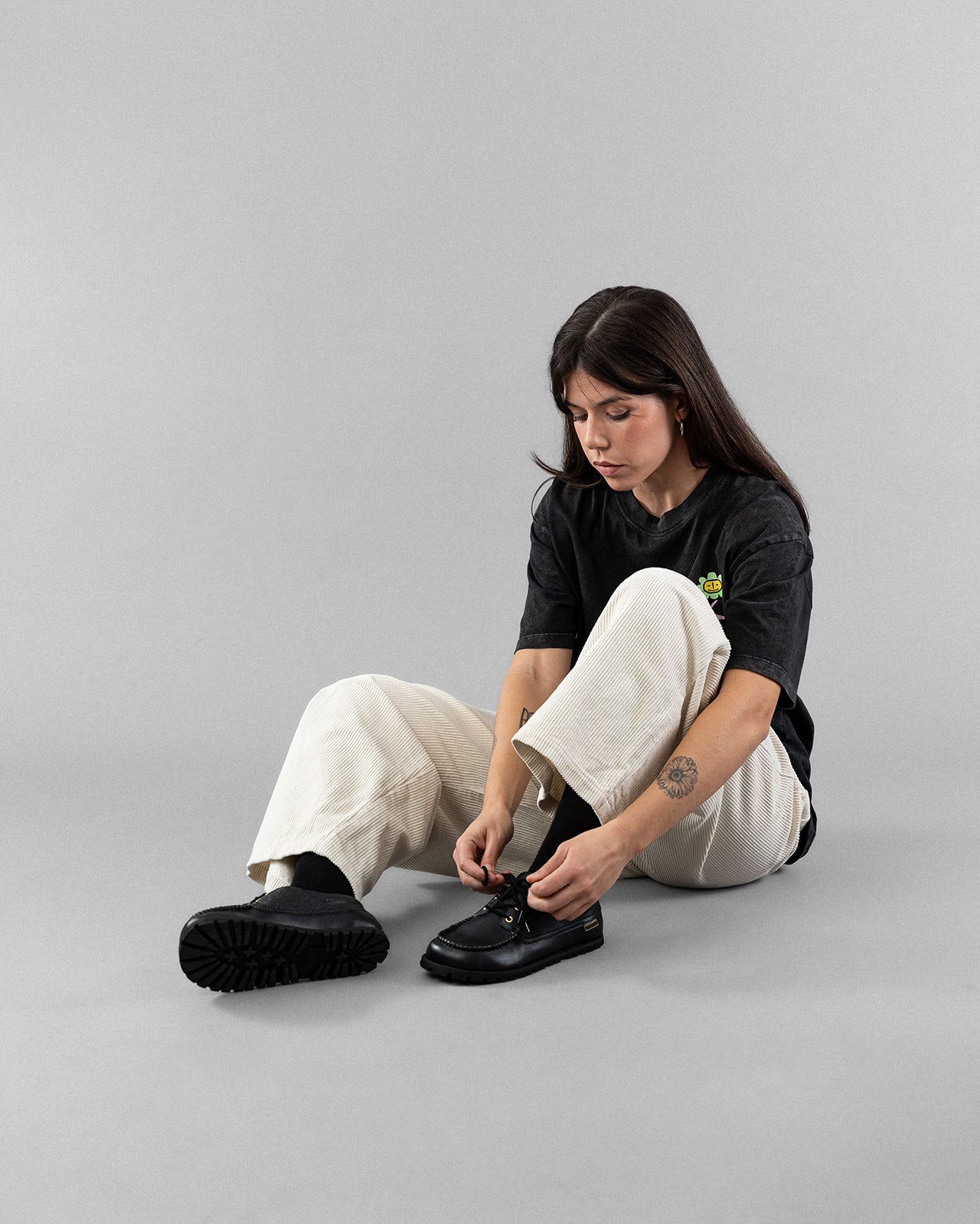 Orpheus - Barefoot Boat Shoe (Black)