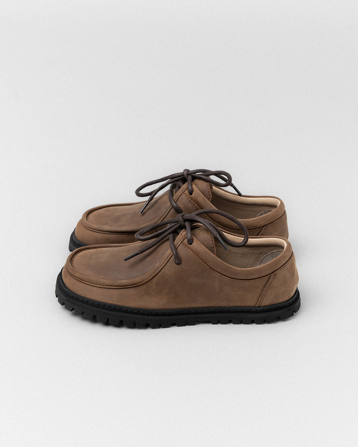 NEROS - Barefoot Lace-Up Shoe (Heritage Brown)