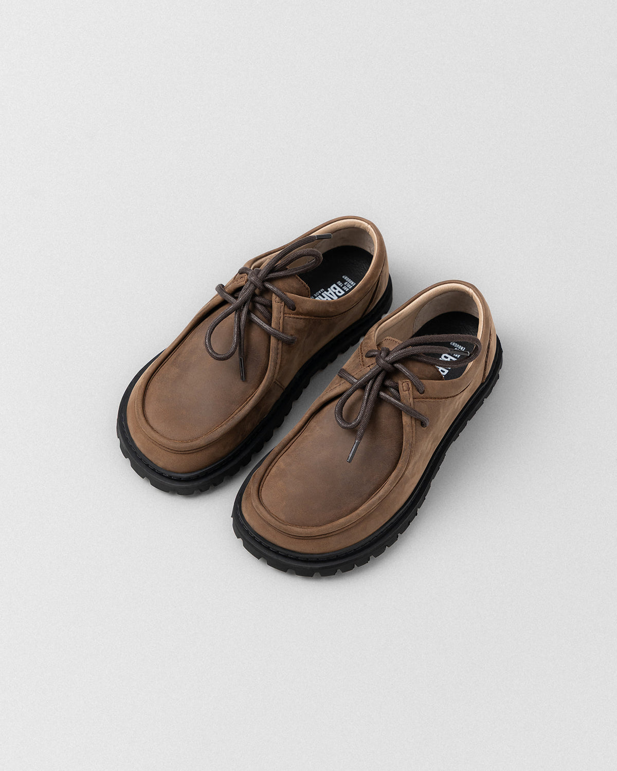 NEROS - Barefoot Lace-Up Shoe (Heritage Brown)