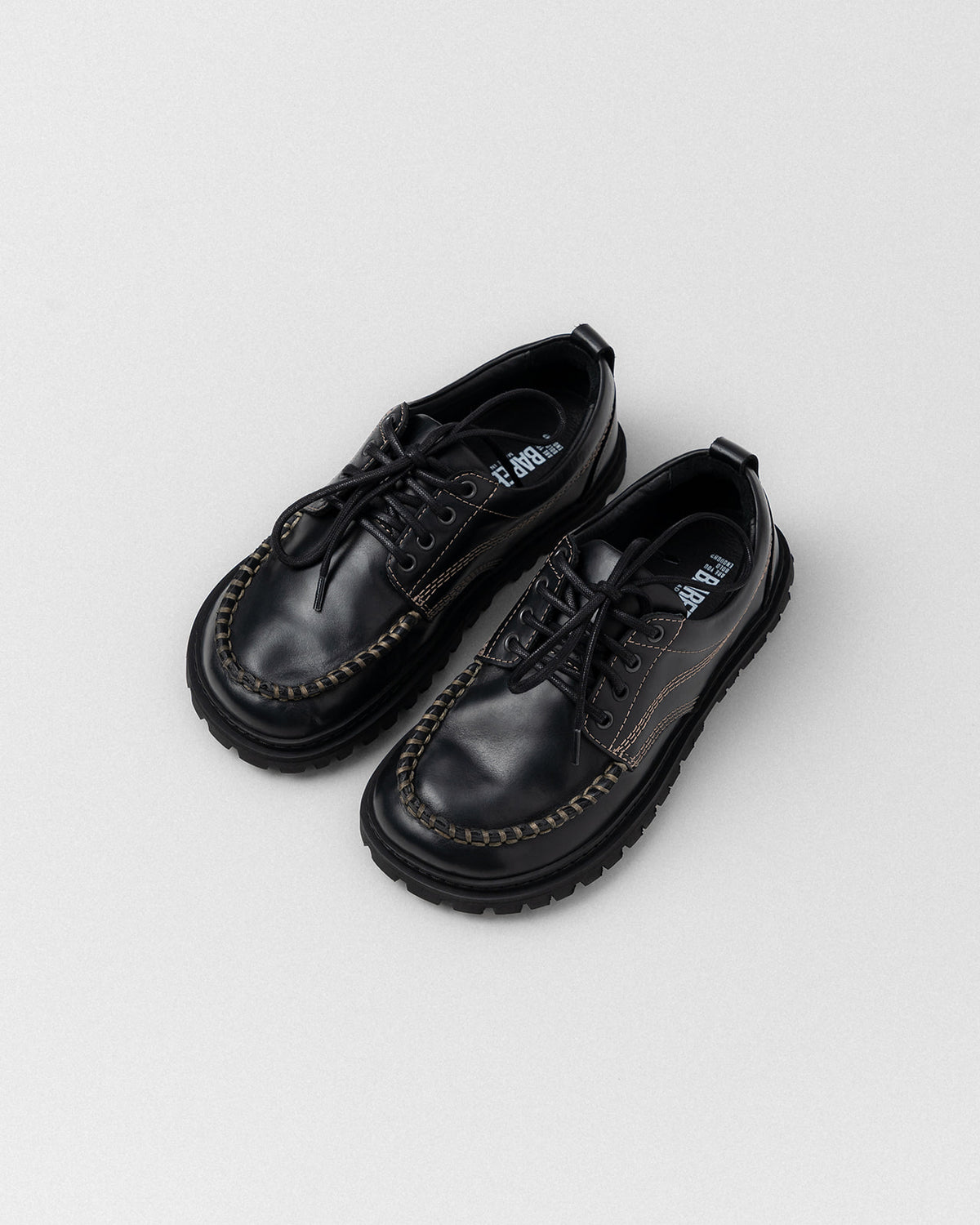 ORPHEUS VINTAGE - Barefoot Boat Shoe (Black)