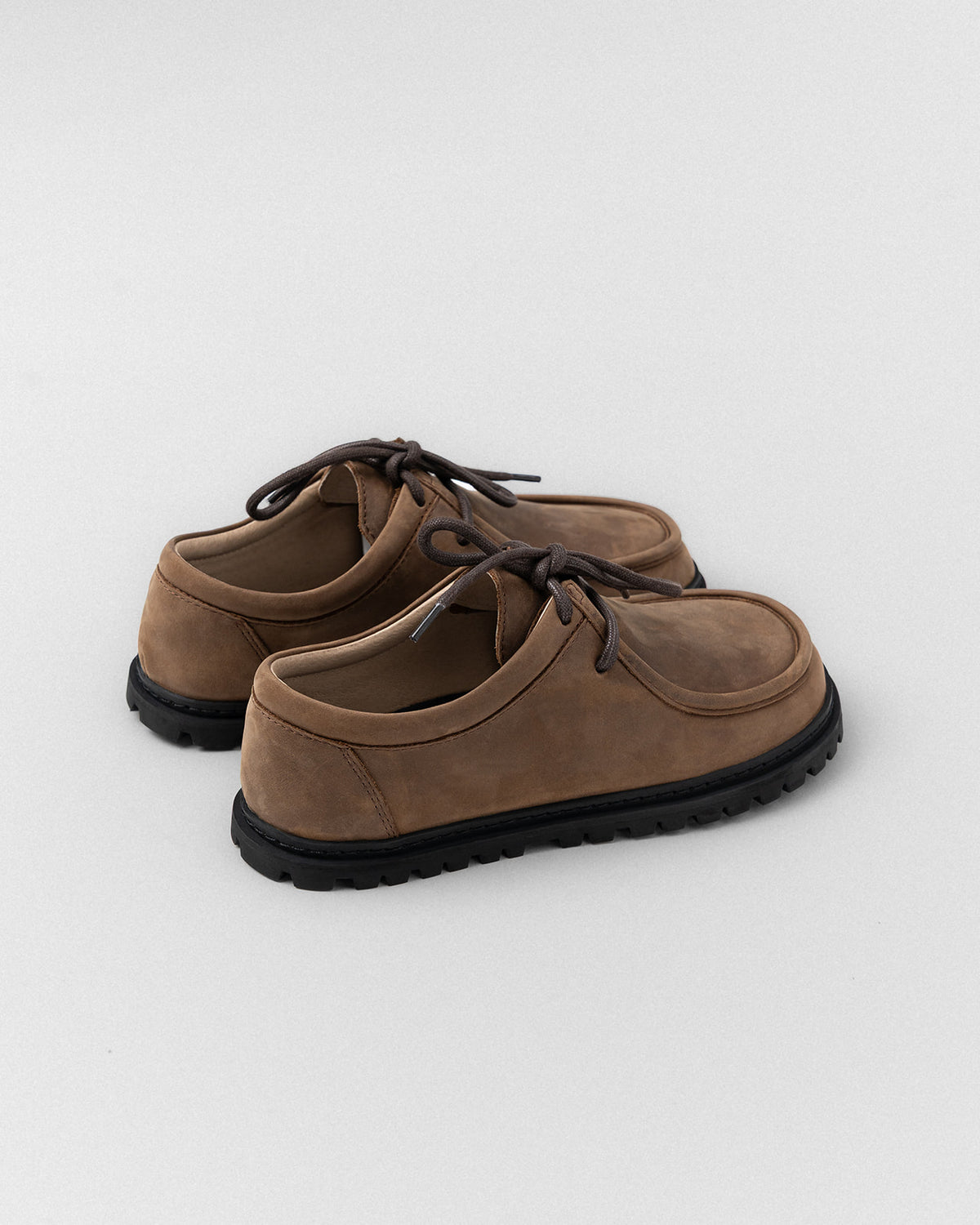 NEROS - Barefoot Lace-Up Shoe (Heritage Brown)