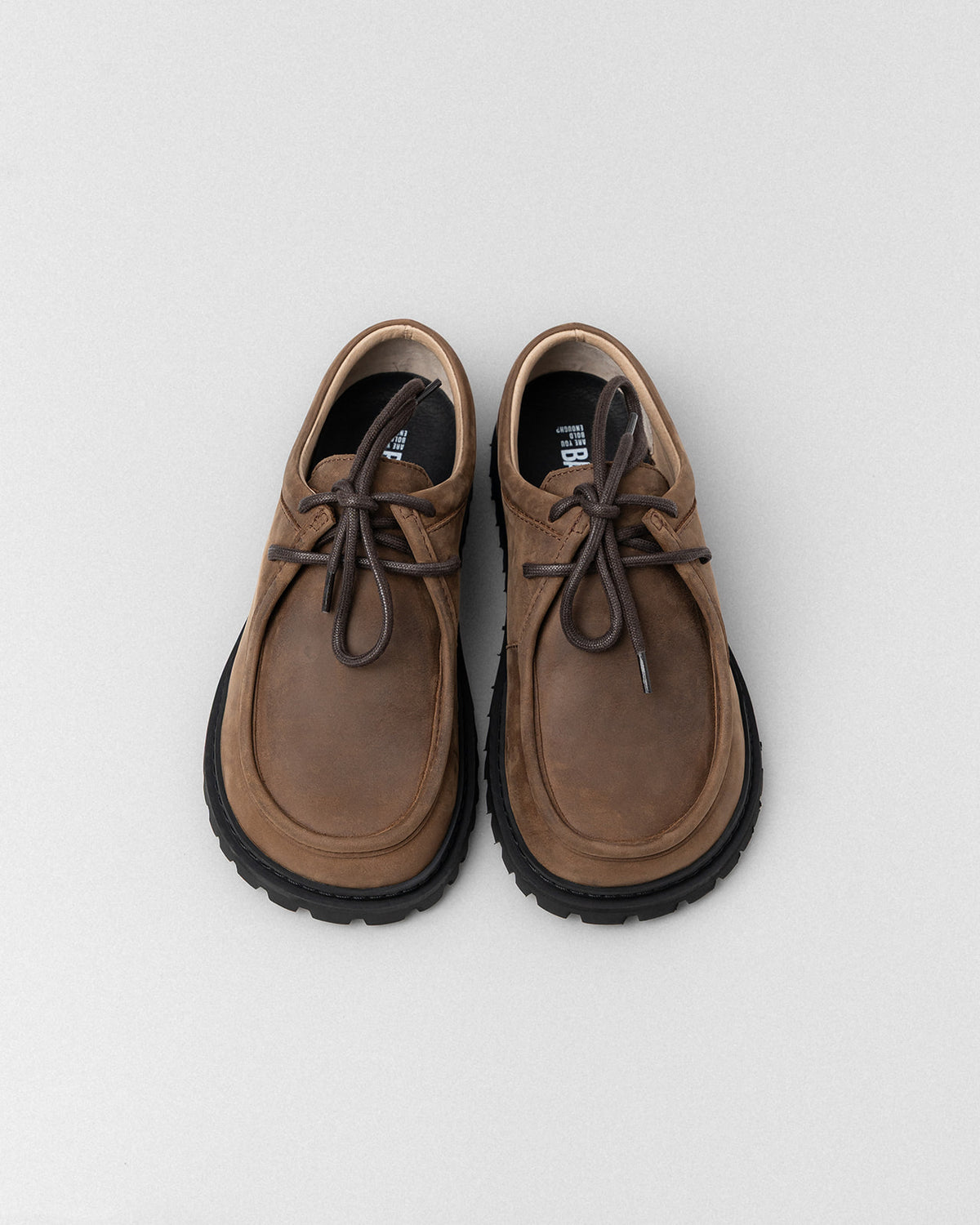 NEROS - Barefoot Lace-Up Shoe (Heritage Brown)