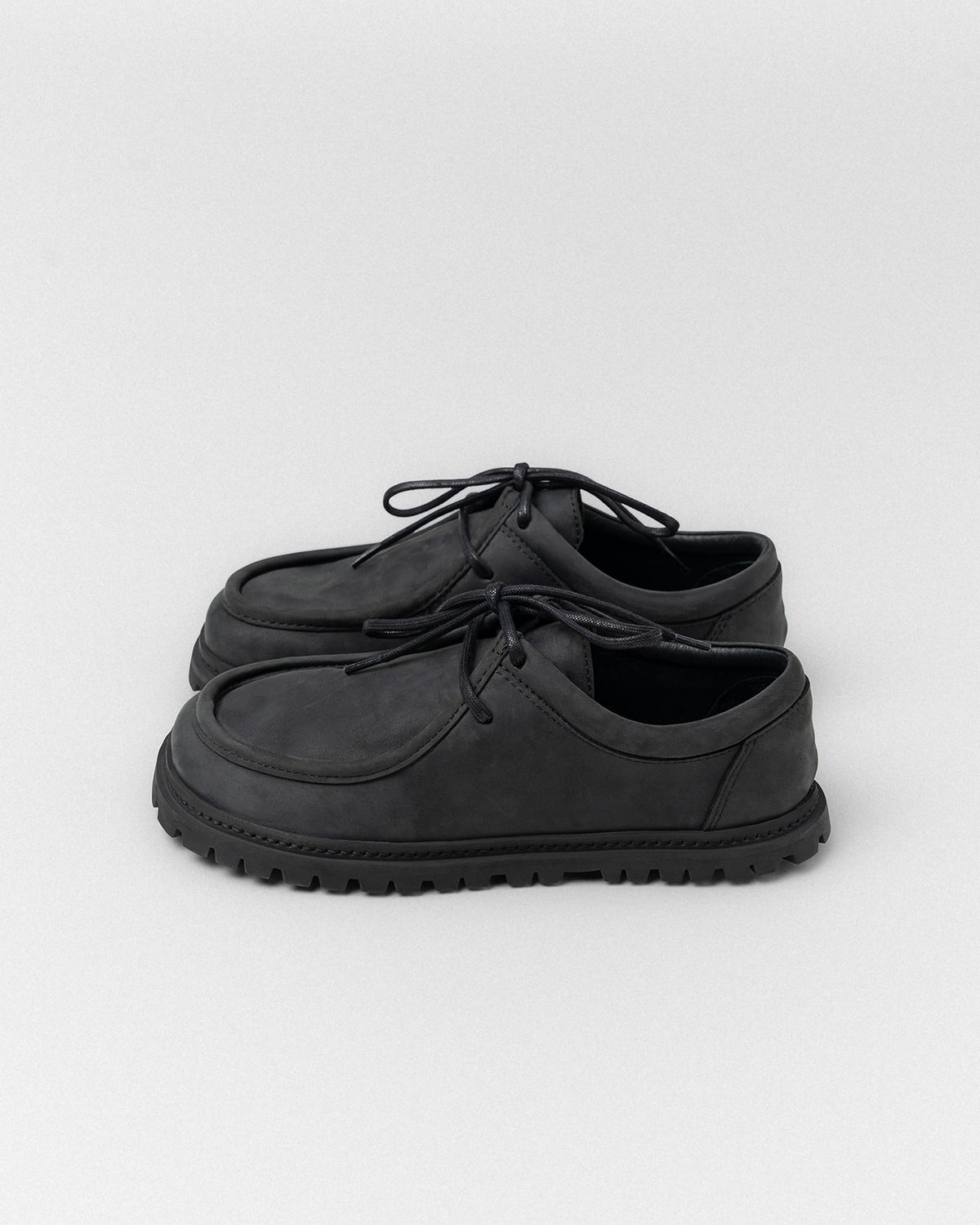 NEROS - Chaussures Barefoot à Lacets (Black)