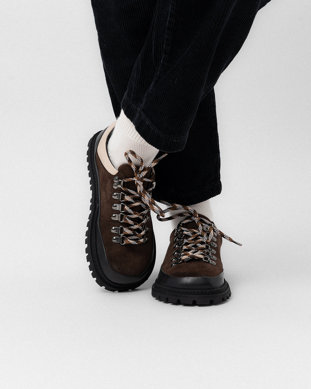 ODYSSEUS - Chaussures Barefoot à Lacets (Dark brown)