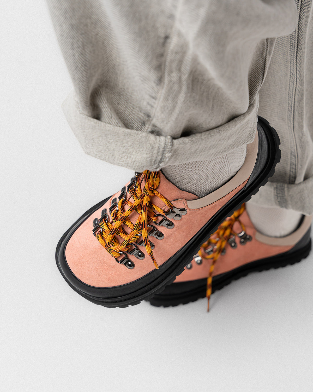 ODYSSEUS - Barefoot Lace-Up Shoe (Wild Salmon)