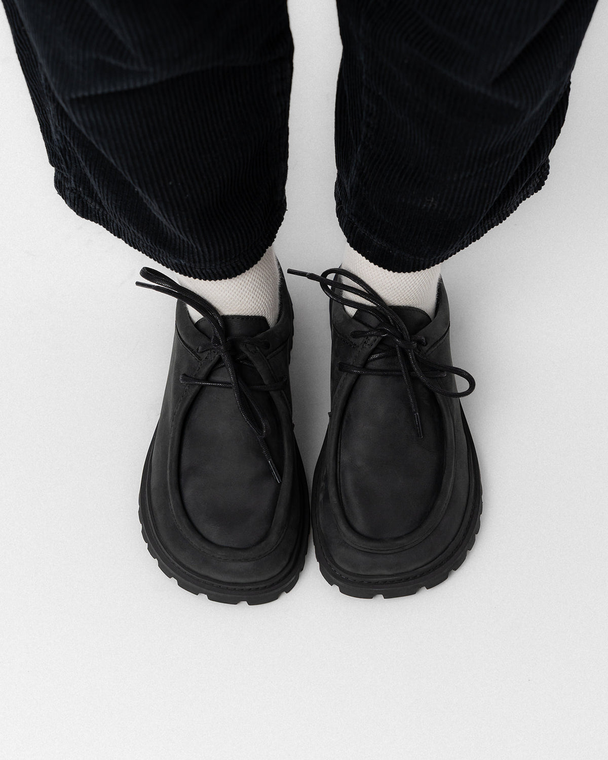 NEROS - Chaussures Barefoot à Lacets (Black)