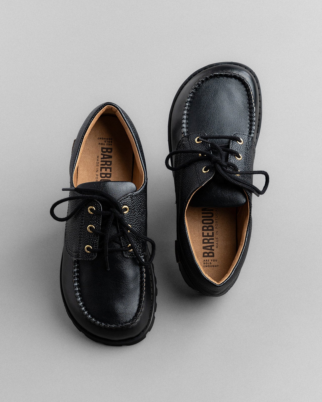 Orpheus - Barefoot Boat Shoe (Black)