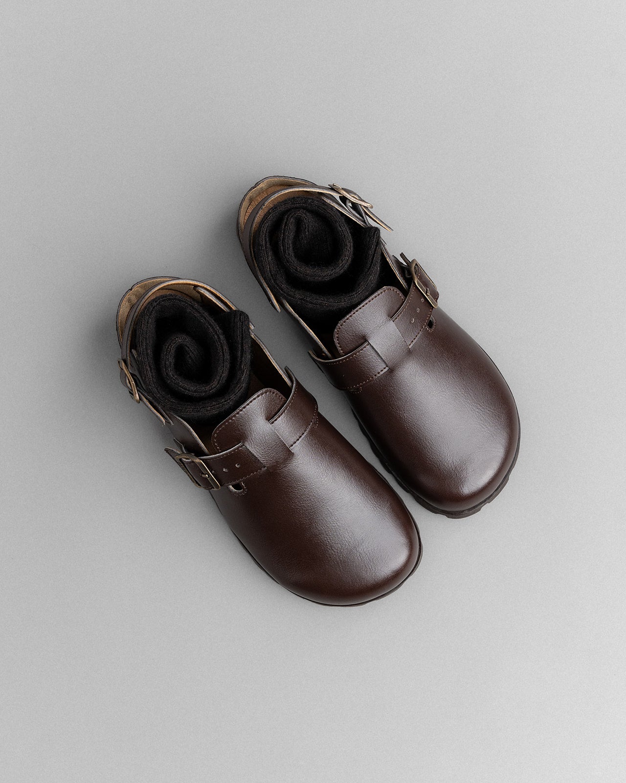 Ikaros Glaze - Barefoot Clog (Dark Brown)