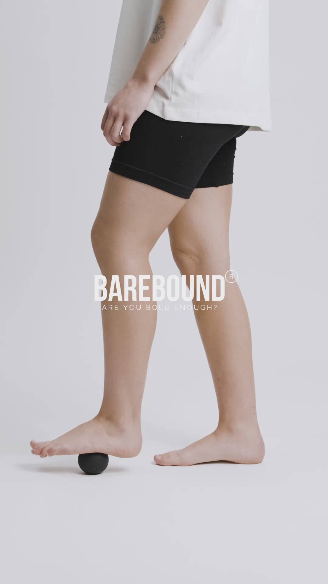 Load video: FOUNDATION SET - GAIA Fascia Ball &amp; APOLLO Toe Spacers + Band
